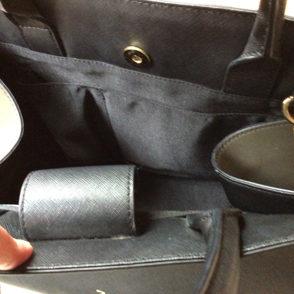 ZAC Zac Posen Black and Olive Two-toned Bag - Picture 8 of 16